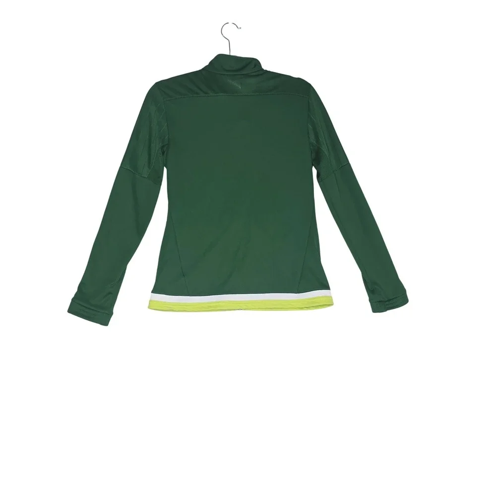 Adidas PortlandTimbers MLS GreenYellowClimacool Soccer Track Jacket M's Small